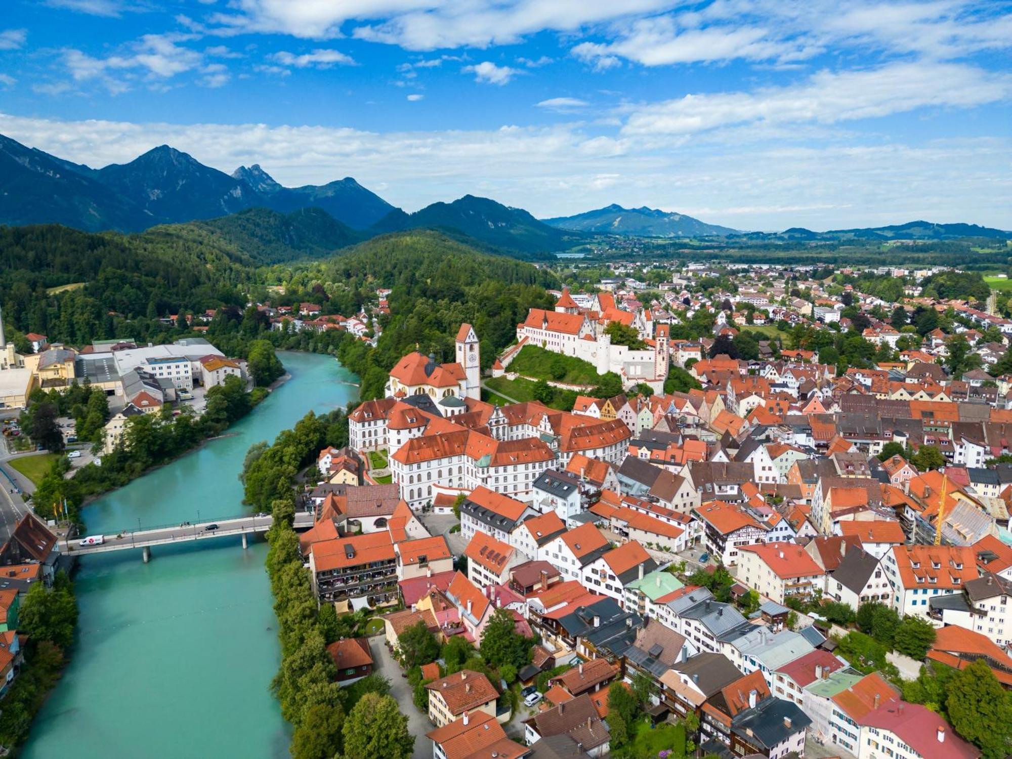 Chalet Im Haus Schlossblick Füssen Buitenkant foto